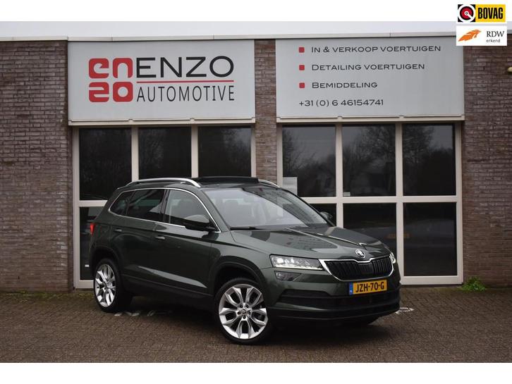 Skoda Karoq 1.5 TSI ACT DSG FULL OPTION Pano ACC Leder Led, Auto's, Skoda, Bedrijf, Te koop, Karoq, ABS, Achteruitrijcamera, Airconditioning