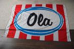 Grote olavlag. Reclamevlag Ola ijs, Ophalen of Verzenden, Gebruikt, Gebruiksvoorwerp