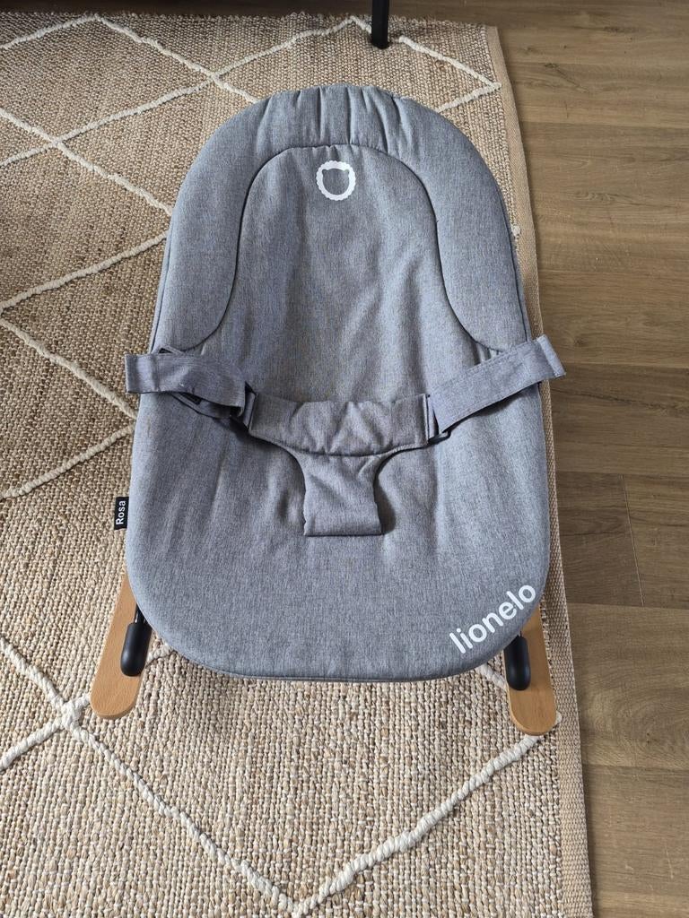 Lionelo Wipstoel/Schommelstoel - Grijs, Kinderen en Baby's, Wipstoeltjes, Verstelbaar, Wipstoel, Zo goed als nieuw, Ophalen