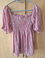 Leuke smock top met pofmouwtjes - Mt 146 - Nog nieuw, Kinderen en Baby's, Kinderkleding | Maat 146, Smock blouse/top, Meisje, Nieuw