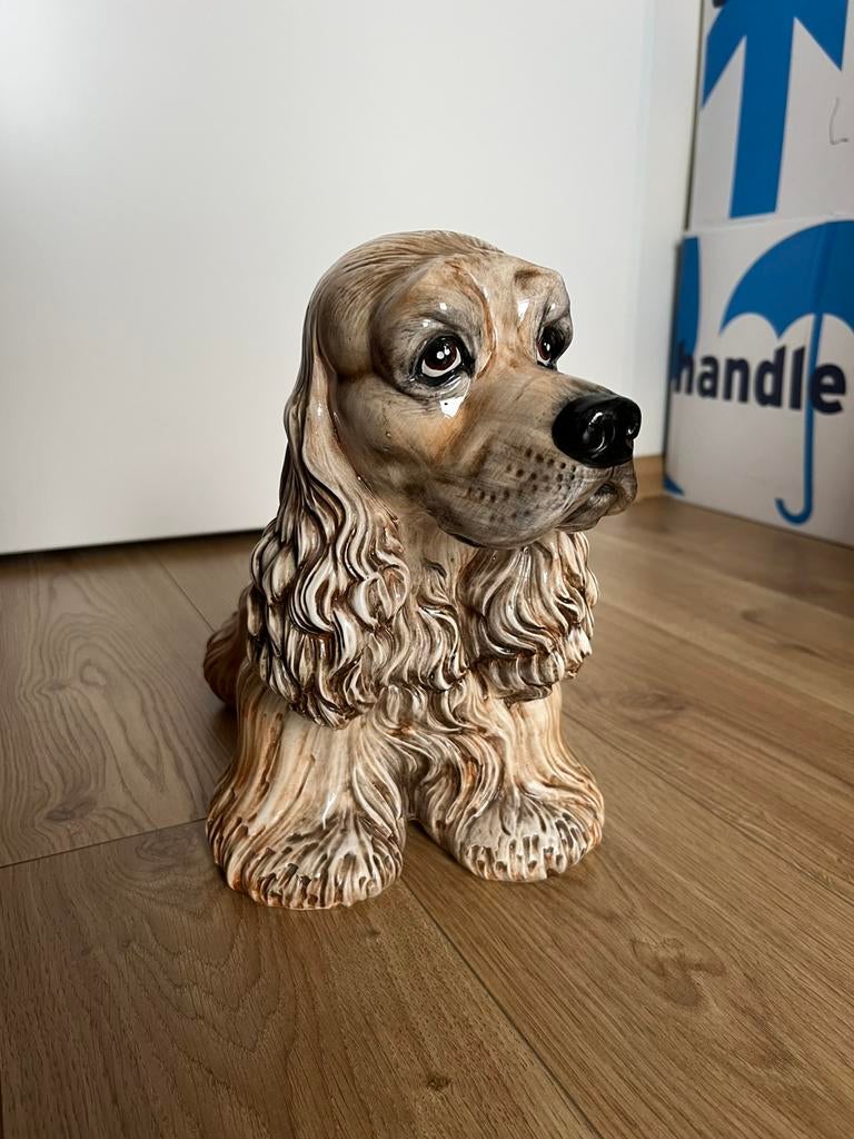 Beeldje van een Cocker spaniel, Ophalen, Zo goed als nieuw, Dier
