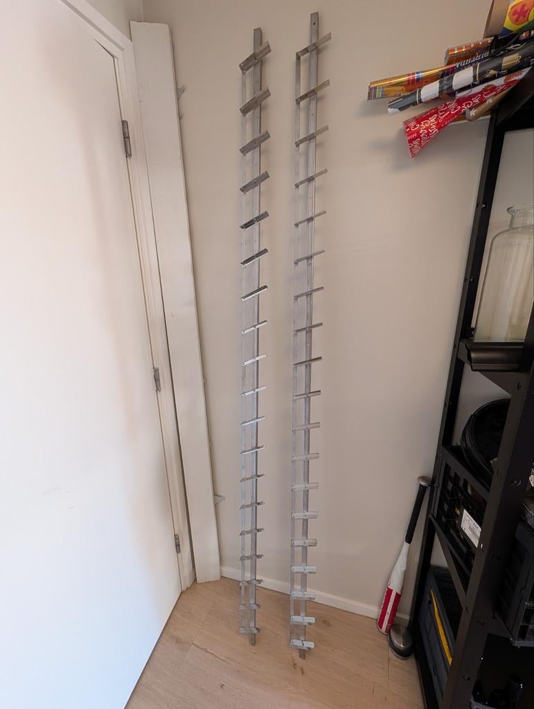 Wovar Flex Fence Tuimellamellen Houders RVS 220cm - Nieuw, Ophalen, Nieuw, Staal, 200 cm of meer