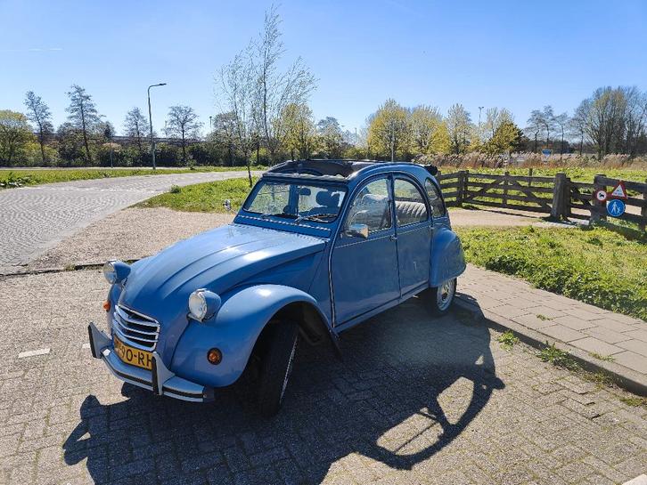 Citroën 2CV 0.6 1982 Blauw, Auto's, Citroën, Particulier, 2CV, Benzine, Hatchback, Handgeschakeld, Origineel Nederlands, Blauw