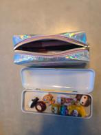 Pokemon bewaar blik met poppetjes en etui met stiften, Ophalen, Gebruikt
