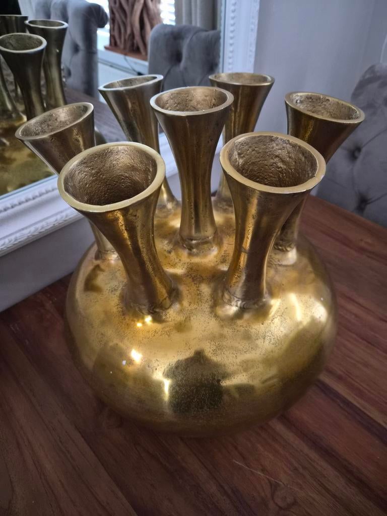 Nieuwe toetervaas 7 toeters, Huis en Inrichting, Woonaccessoires | Vazen, Overige kleuren, Nieuw, Ophalen of Verzenden, Glas