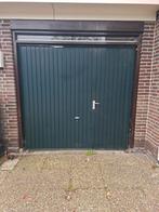 Groene garagedeur met kozijn, Ophalen, 120 cm of meer, Garagedeur, 215 cm of meer