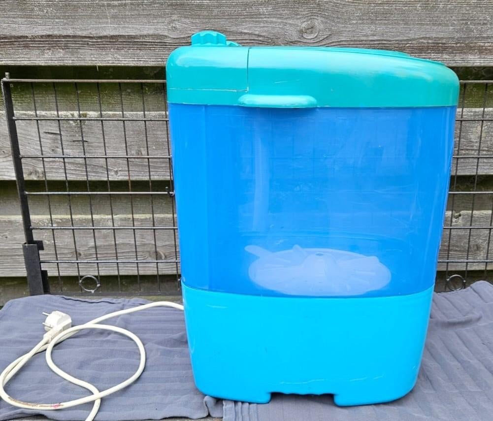 Camping wasmachine, Ophalen, Gebruikt