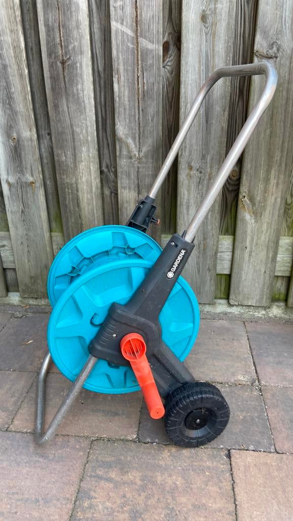 Gardena tuinslang haspel, Tuin en Terras, Ophalen, Zo goed als nieuw, Tuinslang