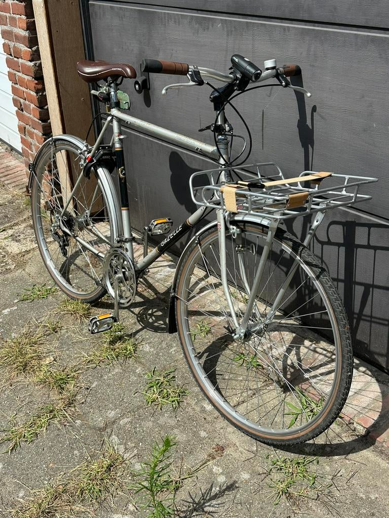 Vintage Gazelle Tour de France fiets met Basil voordrager, 55 tot 59 cm, Ophalen