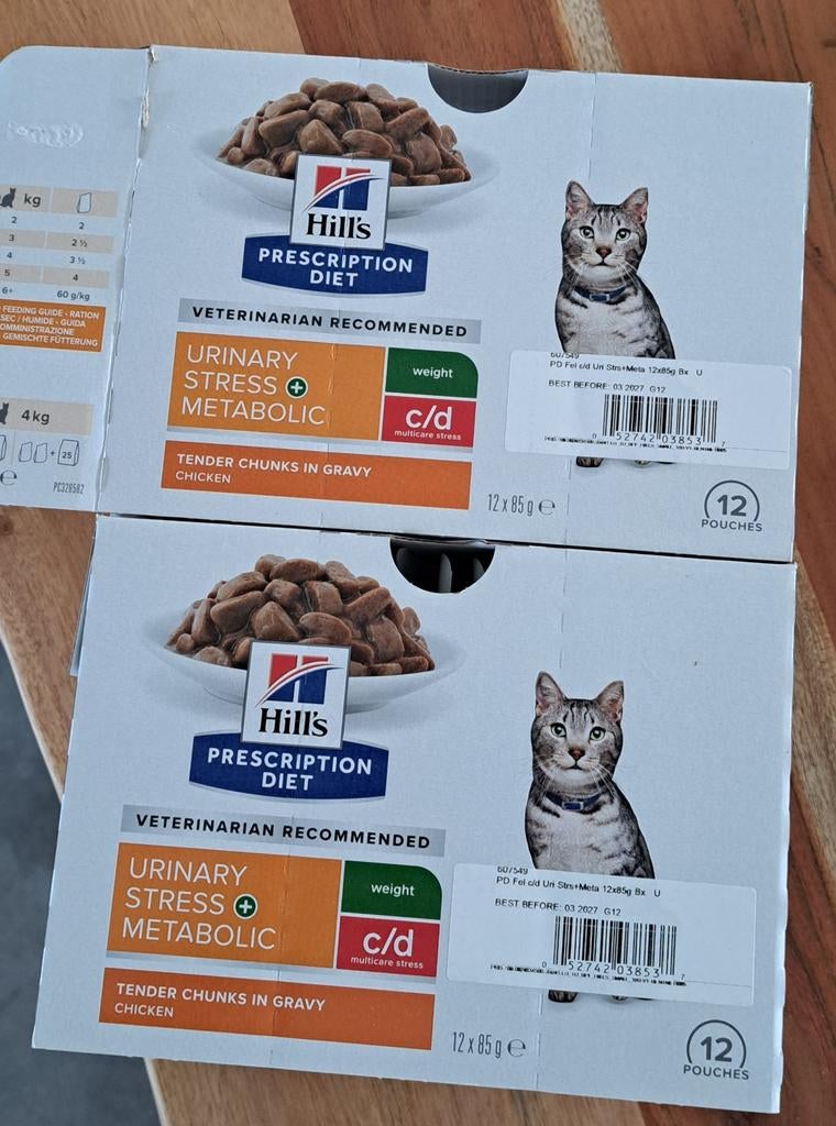 Natvoer Hill's Prescr Diet C/D Urinary Stress + Metabolic, Ophalen, Kat