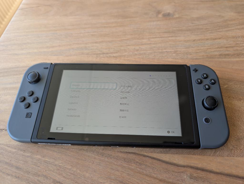 Nintendo Switch (2019 upgrade) grijs - complete set, Spelcomputers en Games, Spelcomputers | Nintendo Switch, Zo goed als nieuw