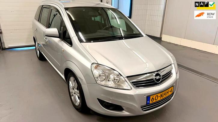 Opel Zafira 1.8 Cosmo | AUT. | 7 Persoons | Airco | Parkeers, Auto's, Opel, Bedrijf, Te koop, Zafira, ABS, Airbags, Airconditioning
