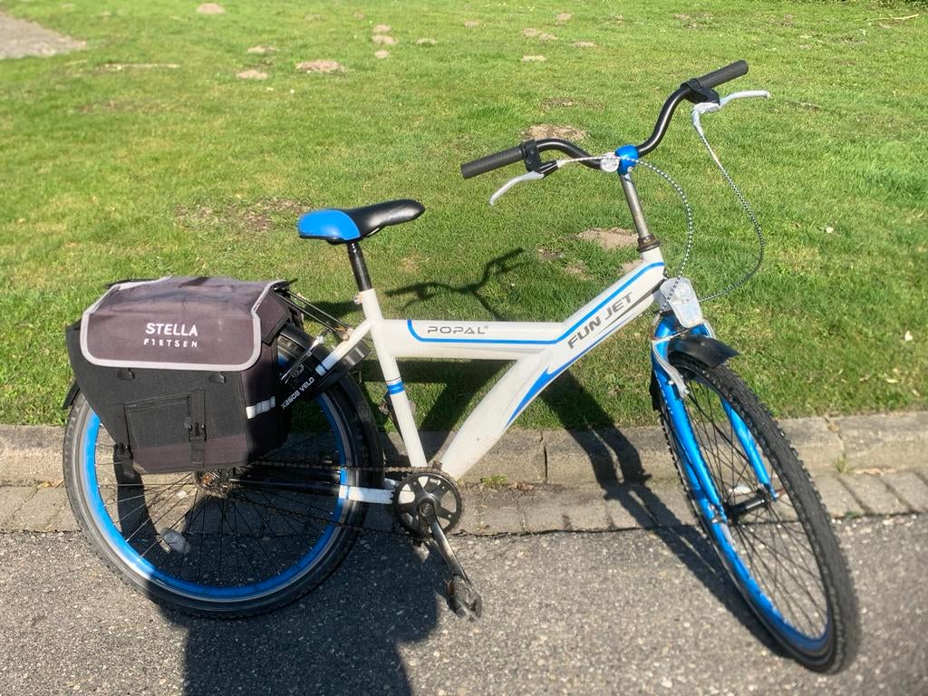 Popal Funjet jongensfiets + Stella fietstassen - Zwijndrecht, Fietsen en Brommers, Fietsen | Jongens, Ophalen of Verzenden, Gebruikt