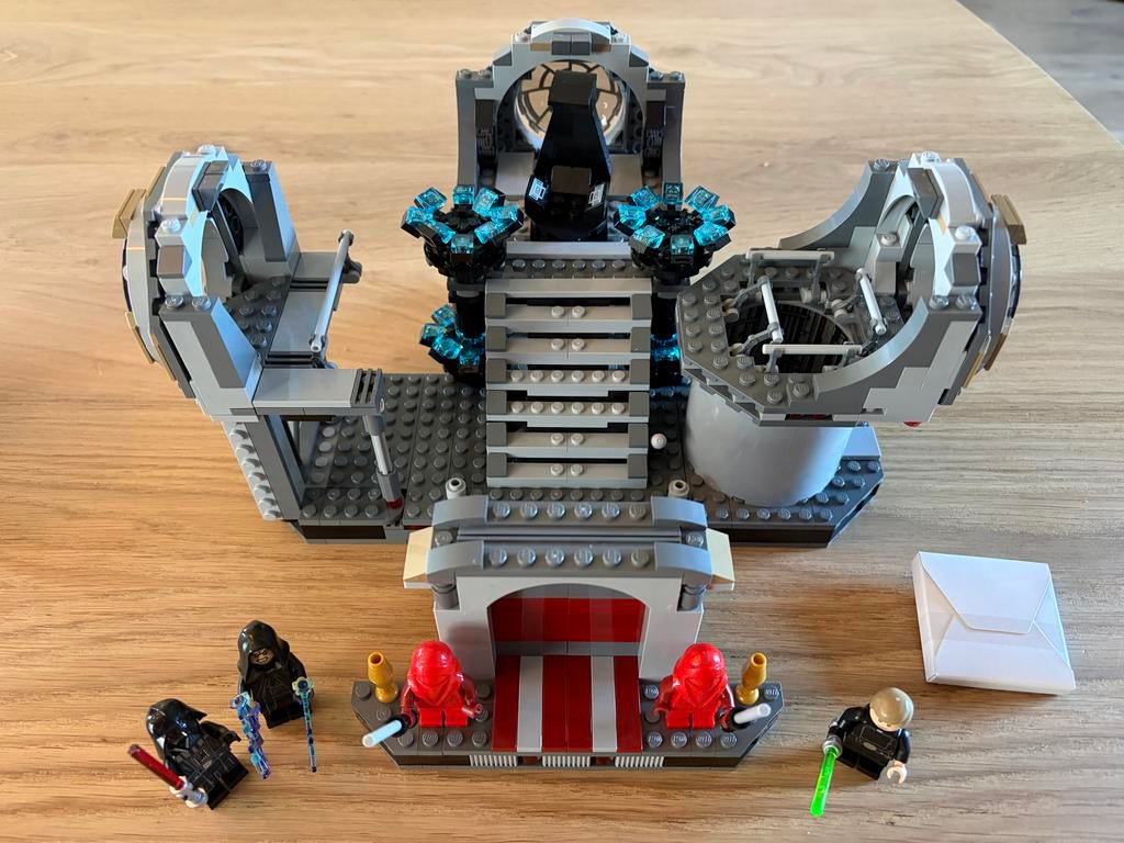 Lego Star Wars 75093 Death Star Final Duel compleet, Gebruikt, Star Wars, Lego, Ophalen of Verzenden