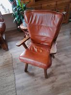 Eiken stoel, Huis en Inrichting, Stoelen, Ophalen, Gebruikt, Bruin, Hout