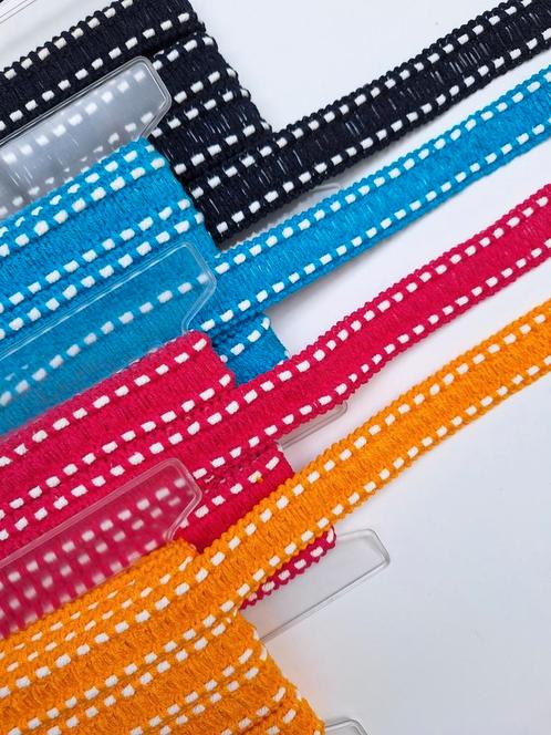 Partij stevig tassen band, 3cm breed , 4 kleuren, Hobby en Vrije tijd, Naaien en Fournituren, Nieuw, Lint, Band of Elastiek, Ophalen of Verzenden