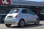 Fiat 500 1.4-16V Lounge | Clima | Carplay | Pano (bj 2008), Voorwielaandrijving, Gebruikt, Zwart, 4 cilinders
