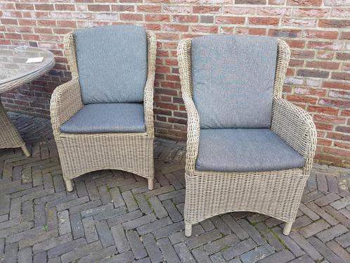 4 Seasons Outdoor Taste, 2 stuks dining stoelen, Tuin en Terras, Tuinstoelen, Zo goed als nieuw, Wicker, Ophalen