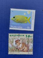 Postzegel Australie 1992 en 2007 2 zegels dieren 10-10, Postzegels en Munten, Postzegels | Oceanië, Verzenden, Gestempeld