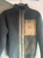 Quicksilver Teddy Vest - Antraciet/Legergroen - Maat S/M, Kleding | Heren, Truien en Vesten, Ophalen of Verzenden, Zo goed als nieuw