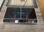 Dubbele inductie kookplaat (sHg.) Vrijstaand, Ophalen, 3 kookzones of minder, Zo goed als nieuw, Inductie