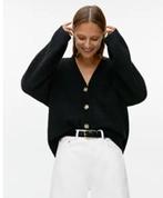 ARKET leuk zwart vest alpaca/woolblend mt XS valt ruim tot M, Ophalen, Zwart, Zo goed als nieuw, Arket