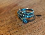 Slangen Ring, Gebruikt, Ophalen of Verzenden, Dame, Zilver