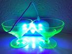 Vintage uranium annagroen ijscoupes glazen glas, Antiek en Kunst, Ophalen of Verzenden