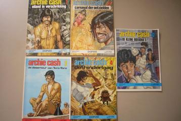 ARCHIE CASH, deel 1,2,3,4 en 12, als nieuw beschikbaar voor biedingen