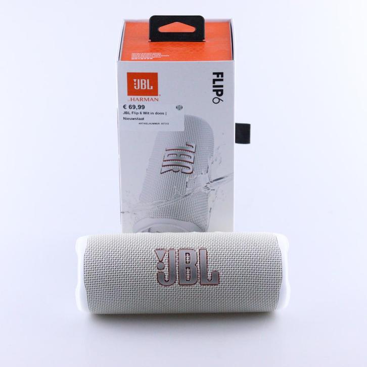 JBL Flip 6 Wit in doos | Nieuwstaat, Auto diversen, Autospeakers, Zo goed als nieuw