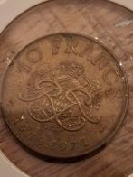 Munt Monaco 10 Francs 1949-1974, Ophalen of Verzenden, Brons, Losse munt