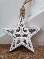 Ster hout aan jutetouw, Ophalen of Verzenden