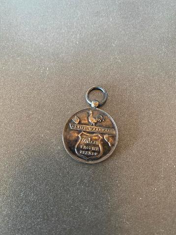 Zilver penning - Altijd Waakzaam - 30 jaar dienst uniek beschikbaar voor biedingen