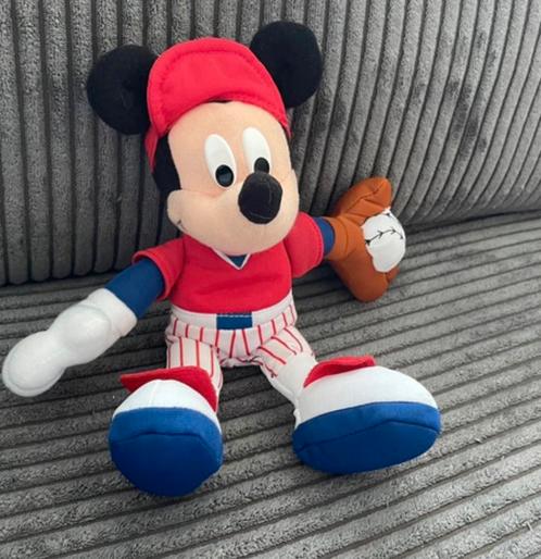 Disney star Bean knuffel Mickey Mouse honkballer baseball, Verzamelen, Disney, Zo goed als nieuw, Knuffel, Mickey Mouse, Ophalen of Verzenden