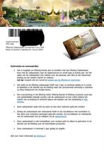2 Efteling e-voucher cadeaubon waarde €50, Tickets en Kaartjes, Eén persoon