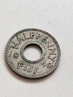 Munt Fiji half penny 1949 King George the sixth, Ophalen of Verzenden