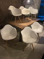 Kuipstoelen 6 stuks, kunnen ook per stuk, Ophalen, Zo goed als nieuw, Wit, Kunststof