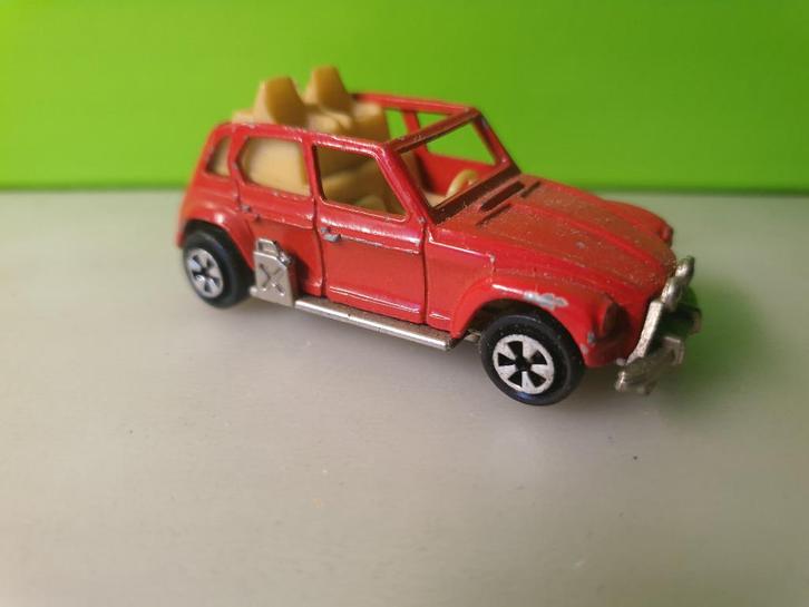 Majorette 237 - Citroën Dyane Maharadjah [rood] 1/60, Hobby en Vrije tijd, Modelauto's | Overige schalen, Gebruikt, Auto, Ophalen of Verzenden