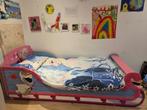 kinderbed Frozen Bed +tafeltje+kruk,+adekast+plank+opbergbak, Ophalen, Gebruikt, 180 cm of meer, 70 tot 85 cm