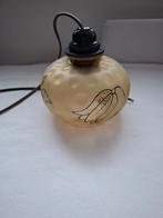 jaren 30 glazen hanglampje, Ophalen of Verzenden, Gebruikt, Glas, Minder dan 50 cm