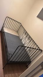 Single bed with mattress, Ophalen, 90 cm, Eenpersoons, Rustic