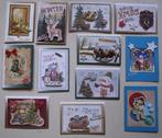 Set 25x zelfgemaakte kerstkaarten / wenskaarten kerst (a), Verzenden, Nieuw, Kerst
