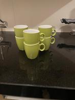 6 koffiemokjes. Groen., Ophalen, Zo goed als nieuw, Groen, Overige typen