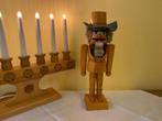 Vintage Duitse notenkraker blank hout, kerstdecoratie, Ophalen of Verzenden, Zo goed als nieuw