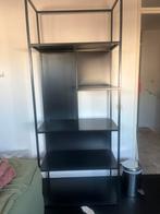 Stellinkast open vakken zwart, Huis en Inrichting, Kasten | Stellingkasten, Ophalen of Verzenden, Gebruikt