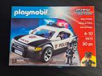 Playmobil City Action Politieauto met zwaailicht, Kinderen en Baby's, Speelgoed | Playmobil, Ophalen of Verzenden, Zo goed als nieuw