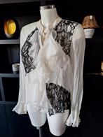 Blouse van Biba 38 40 42, Ophalen of Verzenden, Zo goed als nieuw, Maat 38/40 (M), Zwart