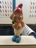 Kabouter Bobbi met blote borsten groot - 44 cm, Tuin en Terras, Tuinbeelden, Ophalen of Verzenden, Nieuw, Kunststof, Dierenbeeld