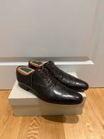 Santoni Veterschoen | UK 8.5 | (33), Bruin, Verzenden, Zo goed als nieuw, Veterschoenen