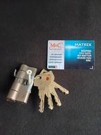 Cilinderslot met 4 sleutels, Doe-het-zelf en Verbouw, Hang- en Sluitwerk, Ophalen of Verzenden, Rvs, Slot